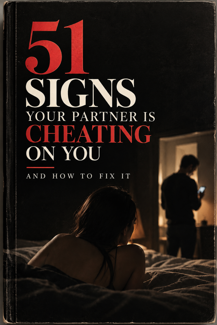 51 Signs Your Partner Is Cheating on You and How to Fix It — book cover